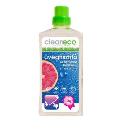 Általános felület- és üvegtisztítószer, organikus, 1 l, CLEANECO